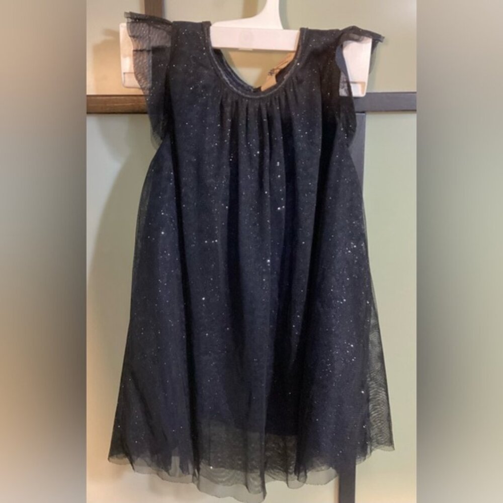 H&M black glittery summer dress. 1 1/2 year to 2 years old
